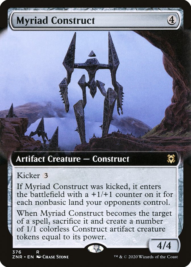 Myriad Construct (Extended Art) [Zendikar Rising] | Kessel Run Games Inc. 