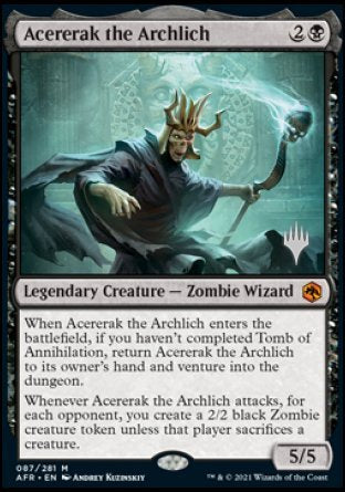 Acererak the Archlich (Promo Pack) [Dungeons & Dragons: Adventures in the Forgotten Realms Promos] | Kessel Run Games Inc. 