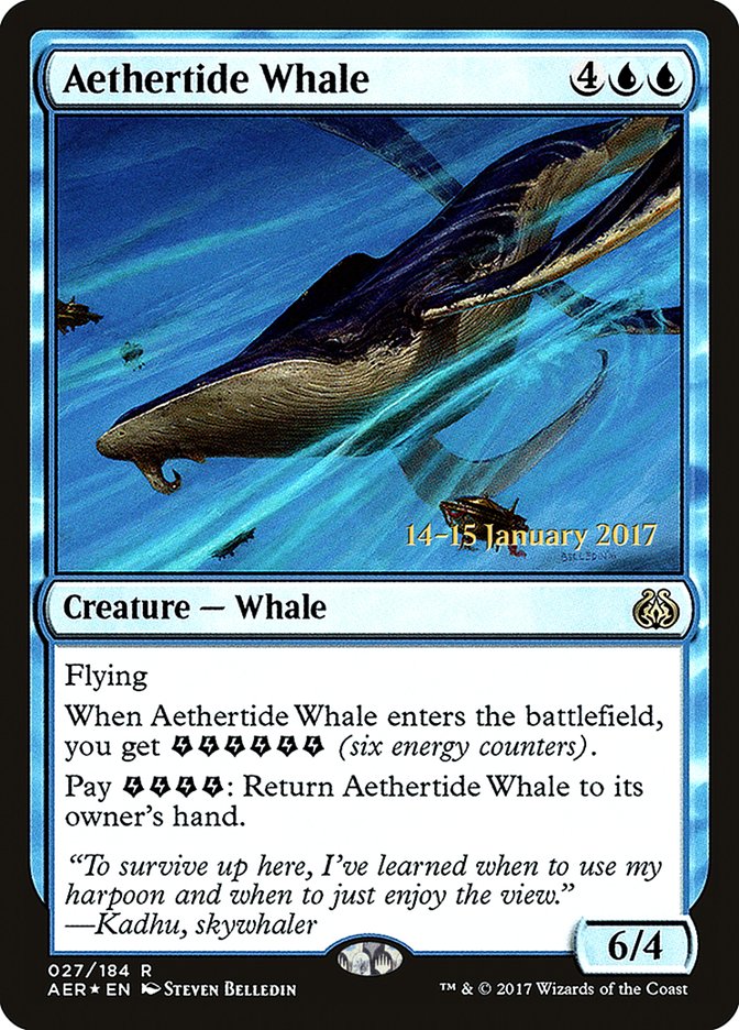 Aethertide Whale [Aether Revolt Prerelease Promos] | Kessel Run Games Inc. 