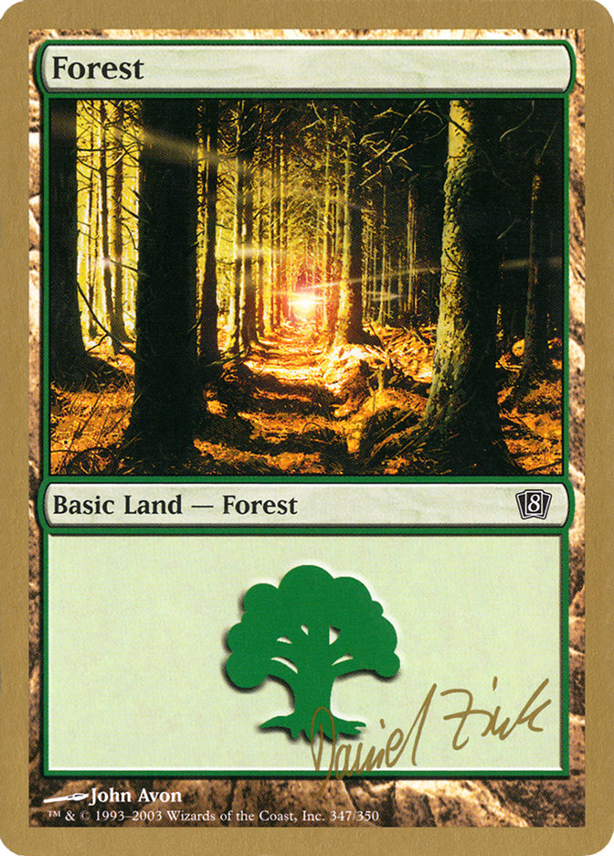 Forest (dz347) (Daniel Zink) [World Championship Decks 2003] | Kessel Run Games Inc. 