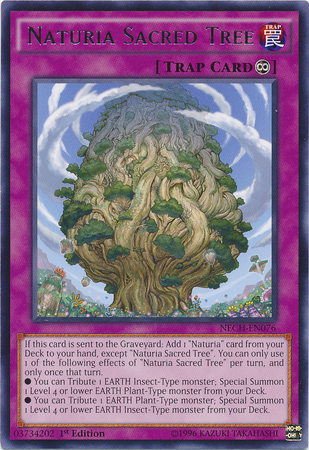 Naturia Sacred Tree [NECH-EN076] Rare | Kessel Run Games Inc. 
