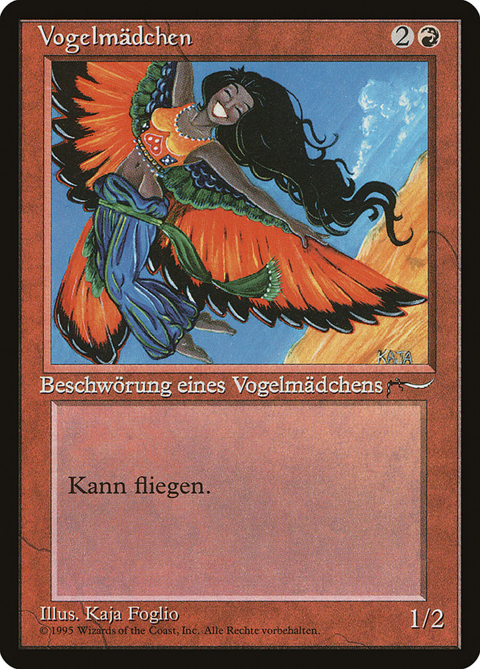 Bird Maiden (German) - "Vogelmadchen" [Renaissance] | Kessel Run Games Inc. 