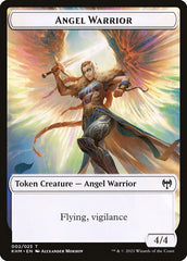 Treasure // Angel Warrior Double-Sided Token [Kaldheim Tokens] | Kessel Run Games Inc. 