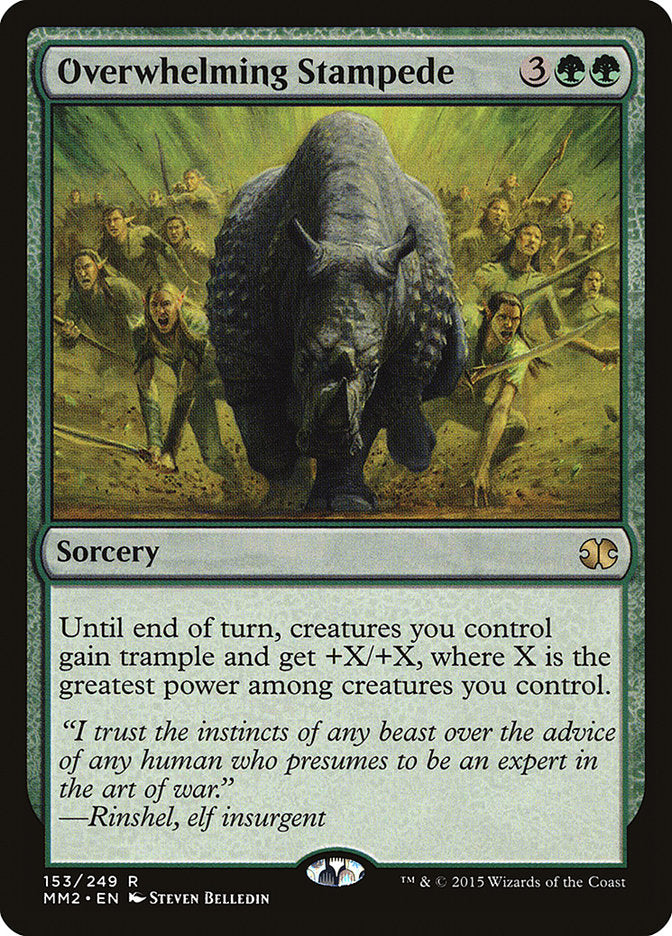 Overwhelming Stampede [Modern Masters 2015] | Kessel Run Games Inc. 