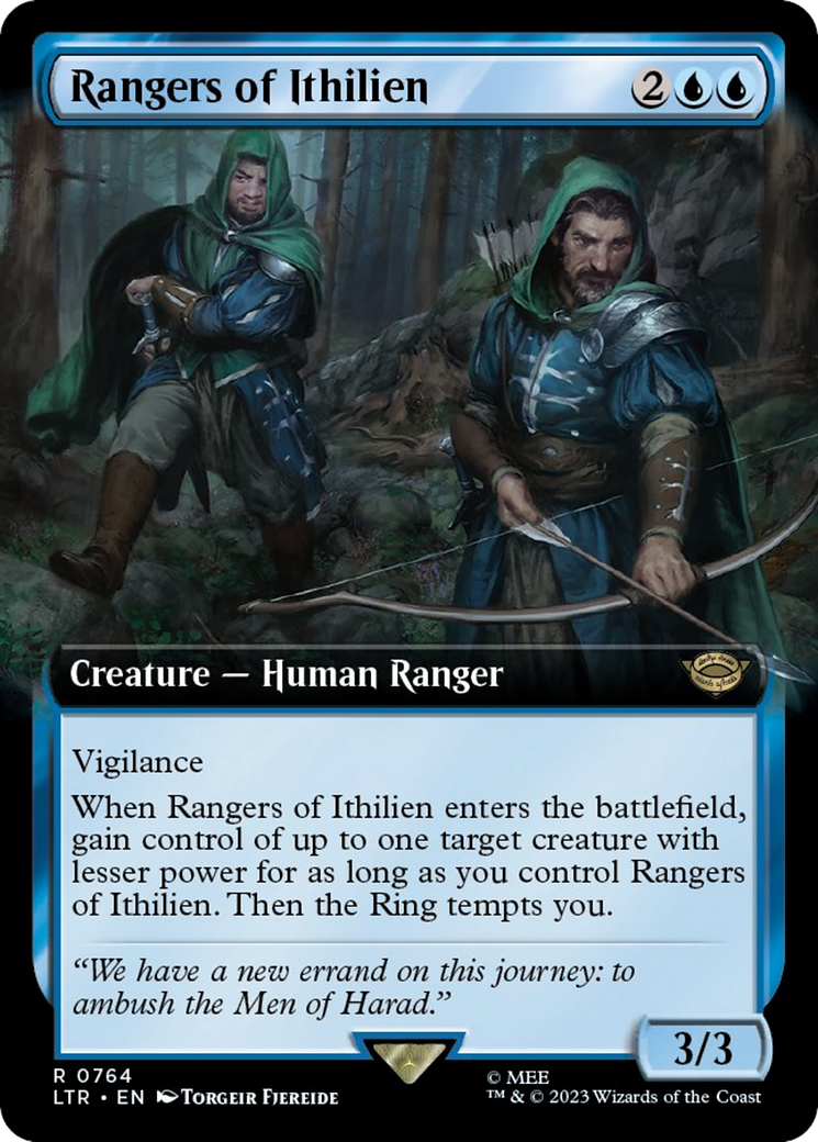 Rangers of Ithilien (Extended Art) (Surge Foil) [The Lord of the Rings: Tales of Middle-Earth] | Kessel Run Games Inc. 