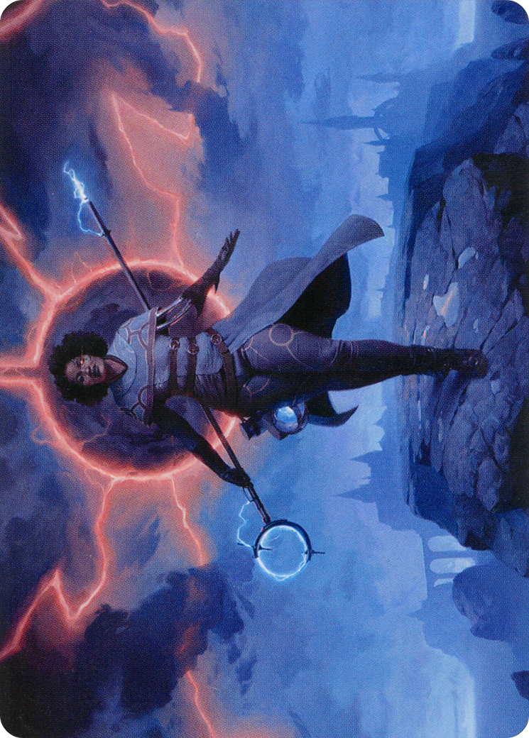 Rona, Herald of Invasion Art Card [March of the Machine Art Series] | Kessel Run Games Inc. 