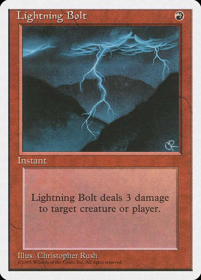 Lightning Bolt [Fourth Edition] | Kessel Run Games Inc. 