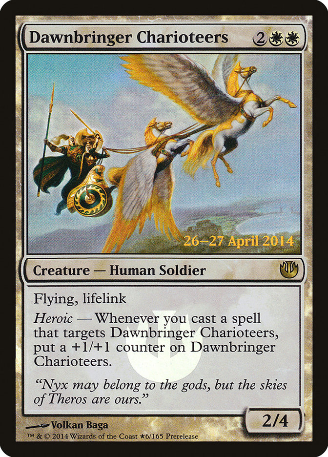 Dawnbringer Charioteers [Journey into Nyx Prerelease Promos] | Kessel Run Games Inc. 