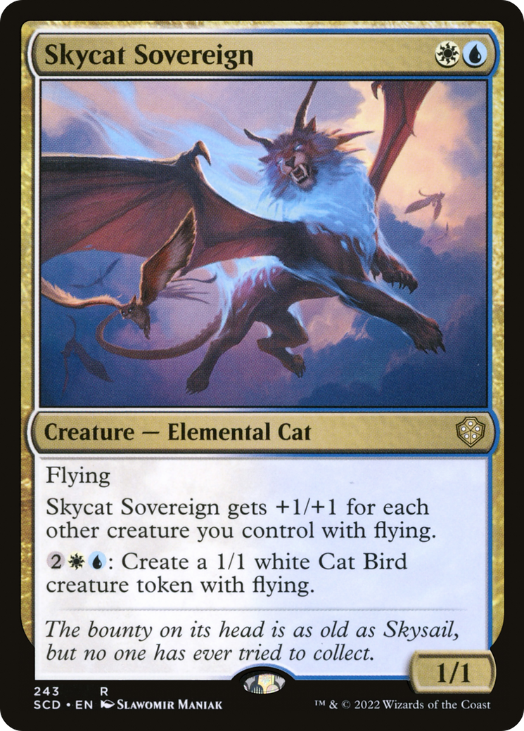 Skycat Sovereign [Starter Commander Decks] | Kessel Run Games Inc. 