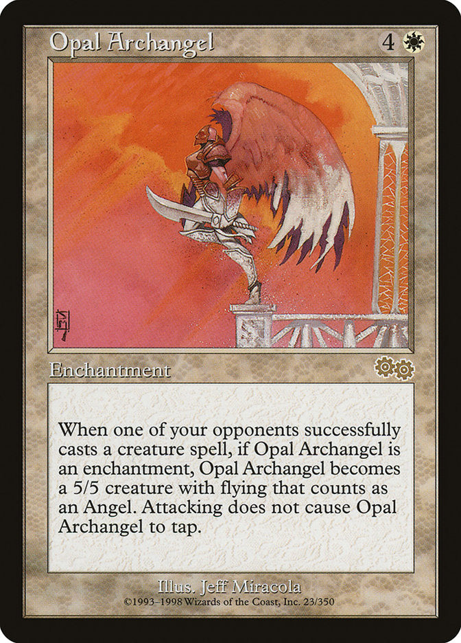 Opal Archangel [Urza's Saga] | Kessel Run Games Inc. 