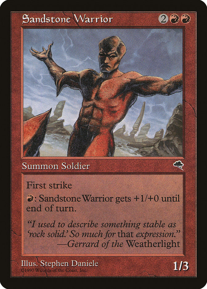 Sandstone Warrior [Tempest] | Kessel Run Games Inc. 