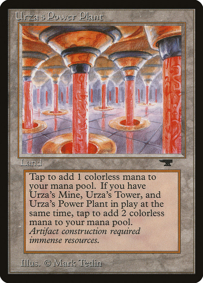 Urza's Power Plant (Red Columns) [Antiquities] | Kessel Run Games Inc. 