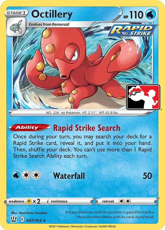 Octillery (037/163) [Prize Pack Series One] | Kessel Run Games Inc. 