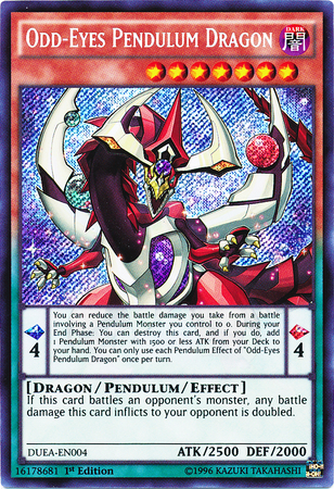Odd-Eyes Pendulum Dragon [DUEA-EN004] Secret Rare | Kessel Run Games Inc. 