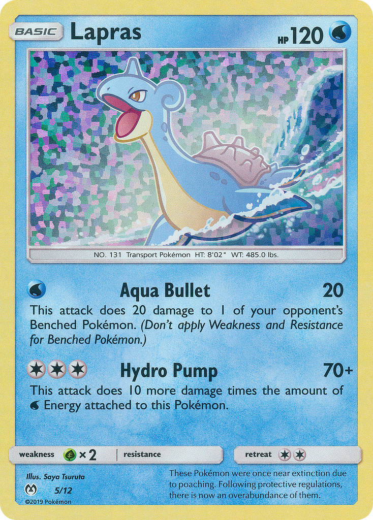 Lapras (5/12) [McDonald's Promos: 2019 Collection] | Kessel Run Games Inc. 