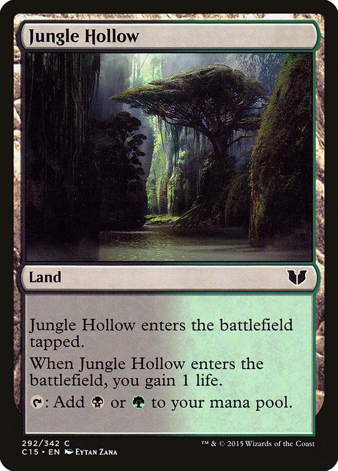 Jungle Hollow [Commander 2015] | Kessel Run Games Inc. 
