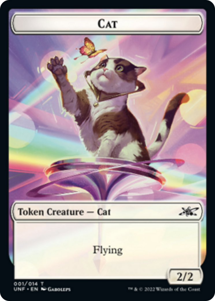 Cat // Treasure (13) Double-Sided Token [Unfinity Tokens] | Kessel Run Games Inc. 