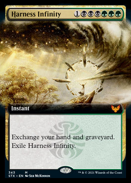 Harness Infinity (Extended Art) [Strixhaven: School of Mages] | Kessel Run Games Inc. 