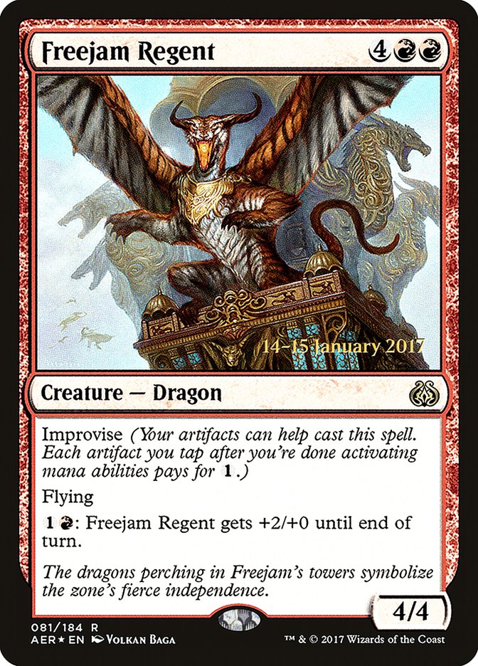 Freejam Regent [Aether Revolt Prerelease Promos] | Kessel Run Games Inc. 