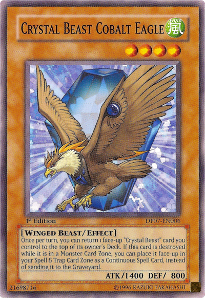 Crystal Beast Cobalt Eagle [DP07-EN006] Common | Kessel Run Games Inc. 
