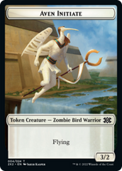 Spider // Aven Initiate Double-Sided Token [Double Masters 2022 Tokens] | Kessel Run Games Inc. 