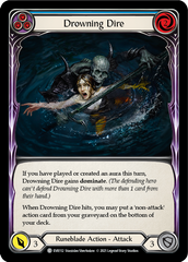 Drowning Dire (Blue) [EVR112] (Everfest)  1st Edition Normal | Kessel Run Games Inc. 