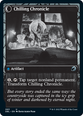 Mysterious Tome // Chilling Chronicle [Innistrad: Double Feature] | Kessel Run Games Inc. 