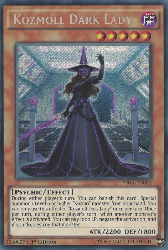 Kozmoll Dark Lady [SHVI-EN083] Secret Rare | Kessel Run Games Inc. 