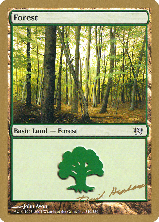 Forest (dh349) (Dave Humpherys) [World Championship Decks 2003] | Kessel Run Games Inc. 