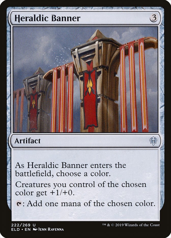 Heraldic Banner [Throne of Eldraine] | Kessel Run Games Inc. 