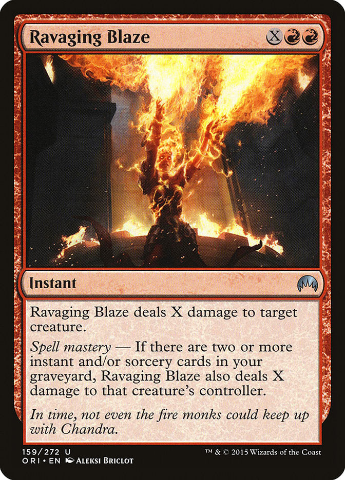 Ravaging Blaze [Magic Origins] | Kessel Run Games Inc. 