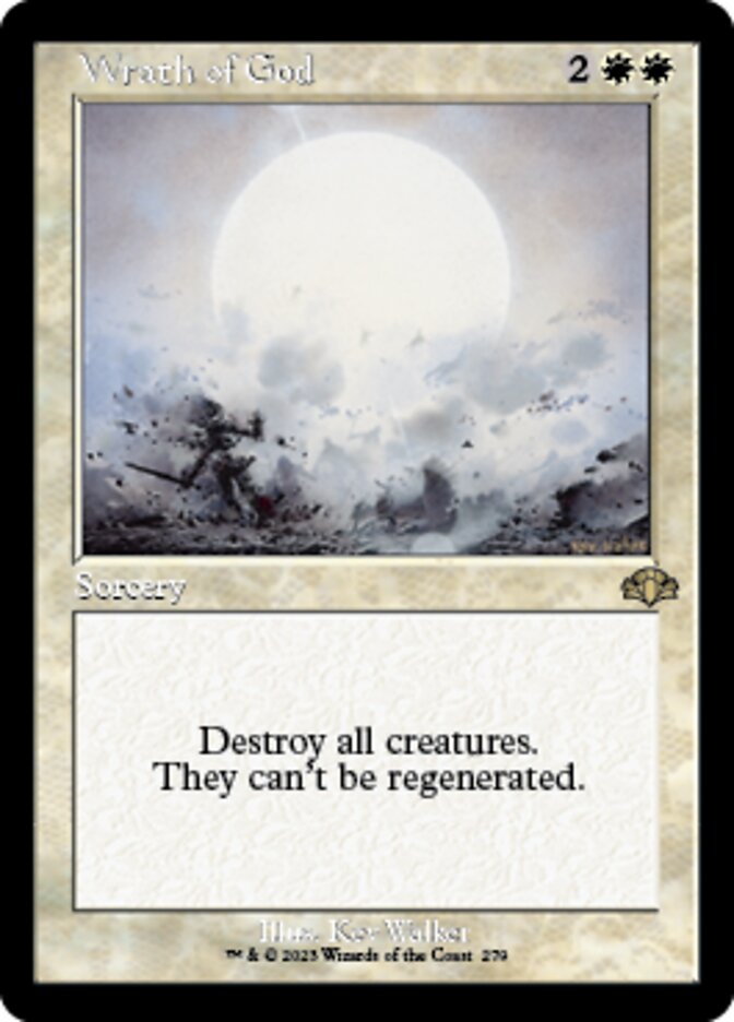 Wrath of God (Retro) [Dominaria Remastered] | Kessel Run Games Inc. 