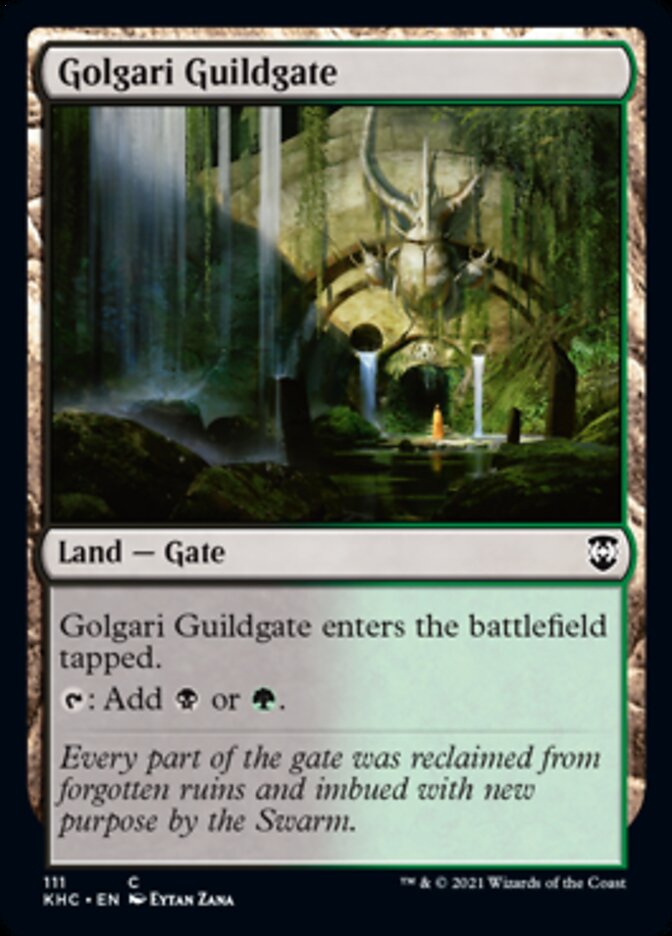 Golgari Guildgate [Kaldheim Commander] | Kessel Run Games Inc. 