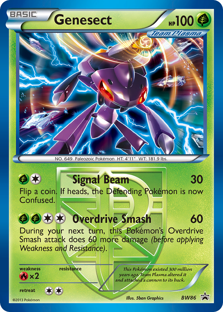 Genesect (BW86) (Team Plasma) [Black & White: Black Star Promos] | Kessel Run Games Inc. 