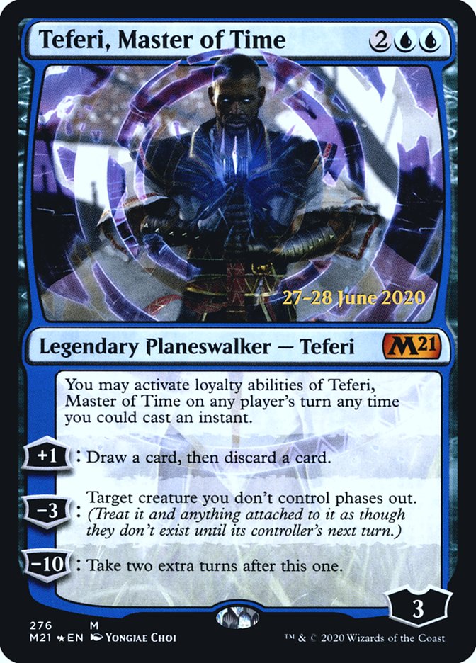 Teferi, Master of Time (276) [Core Set 2021 Prerelease Promos] | Kessel Run Games Inc. 