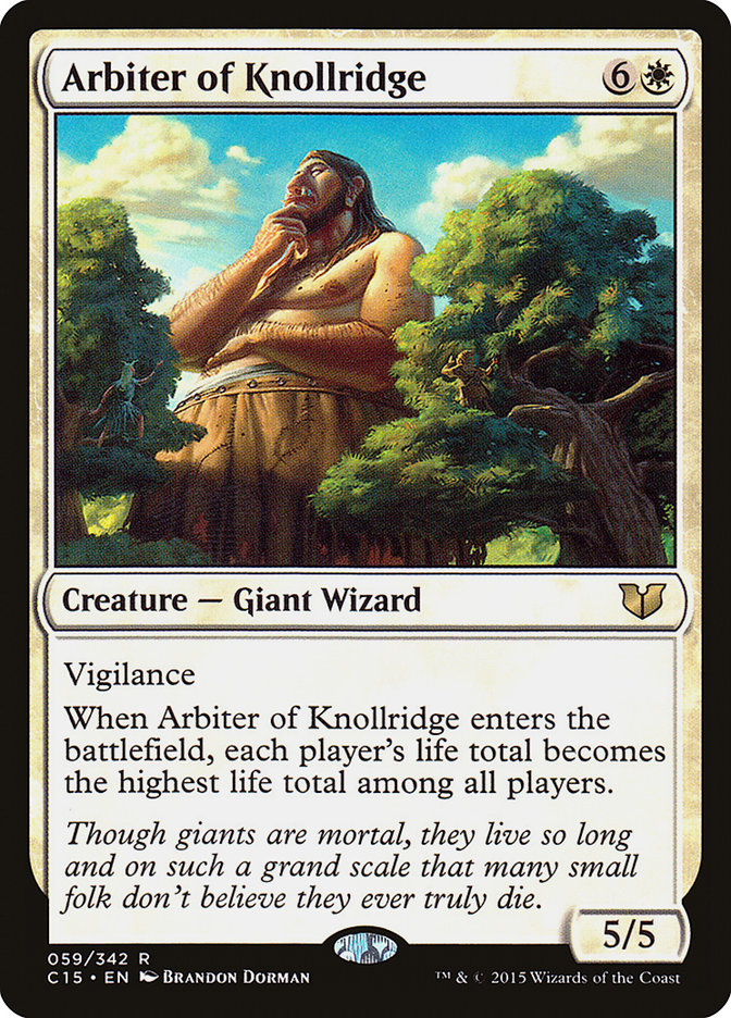 Arbiter of Knollridge [Commander 2015] | Kessel Run Games Inc. 