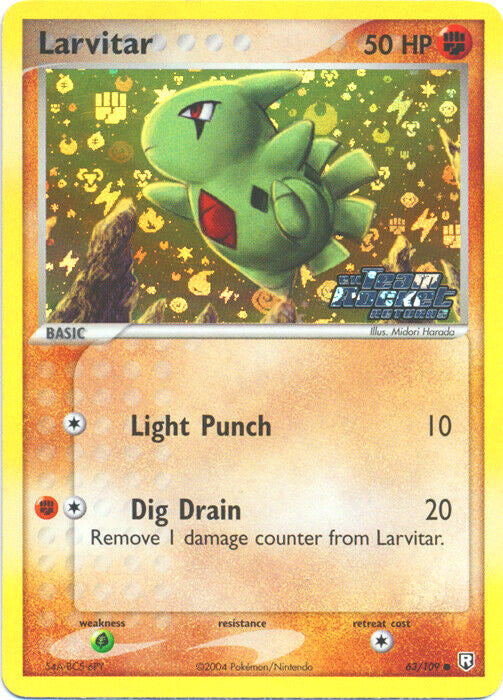 Larvitar (63/109) (Stamped) [EX: Team Rocket Returns] | Kessel Run Games Inc. 