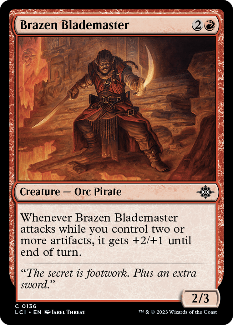 Brazen Blademaster [The Lost Caverns of Ixalan] | Kessel Run Games Inc. 