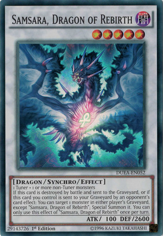 Samsara, Dragon of Rebirth [DUEA-EN052] Super Rare | Kessel Run Games Inc. 