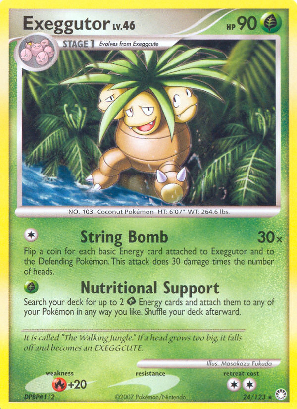 Exeggutor (24/123) [Diamond & Pearl: Mysterious Treasures] | Kessel Run Games Inc. 