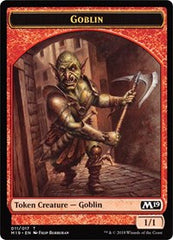 Goblin // Thopter Double-Sided Token (Game Night) [Core Set 2019 Tokens] | Kessel Run Games Inc. 