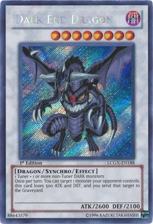 Dark End Dragon [LCGX-EN188] Secret Rare | Kessel Run Games Inc. 