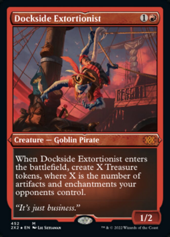 Dockside Extortionist (Foil Etched) [Double Masters 2022] | Kessel Run Games Inc. 