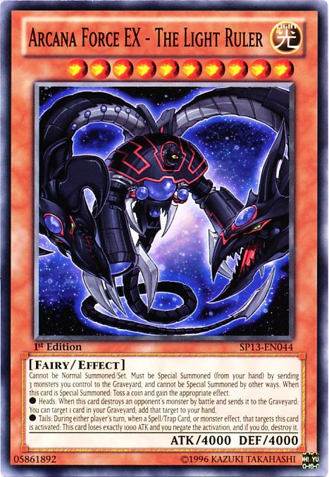 Arcana Force EX - The Light Ruler [SP13-EN044] Common | Kessel Run Games Inc. 