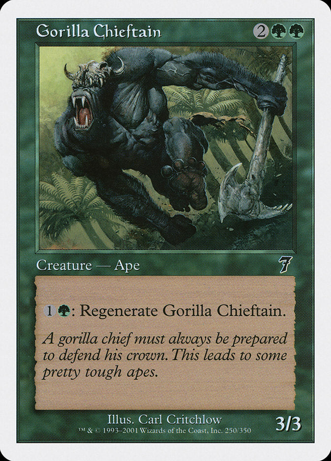 Gorilla Chieftain [Seventh Edition] | Kessel Run Games Inc. 