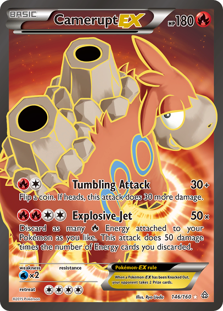 Camerupt EX (146/160) [XY: Primal Clash] | Kessel Run Games Inc. 