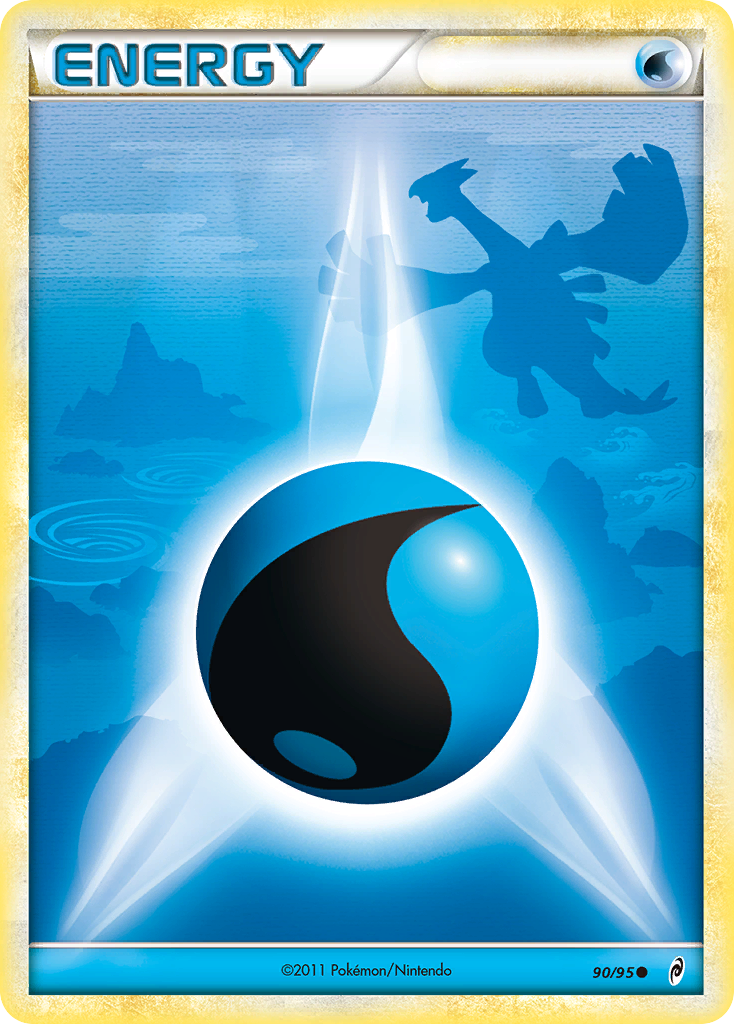 Water Energy (90/95) [HeartGold & SoulSilver: Call of Legends] | Kessel Run Games Inc. 