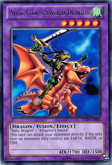 Alligator's Sword Dragon [TU08-EN008] Rare | Kessel Run Games Inc. 