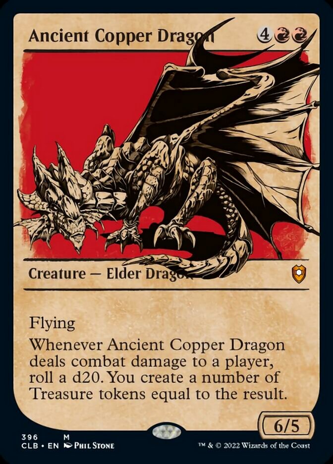 Ancient Copper Dragon (Showcase) [Commander Legends: Battle for Baldur's Gate] | Kessel Run Games Inc. 