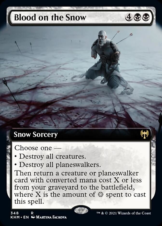 Blood on the Snow (Extended Art) [Kaldheim] | Kessel Run Games Inc. 